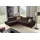 kaiser möbel Modernes, modisches, elegantes Ecksofa mit Schlaffunktion GRECO VII Avra Braun Links