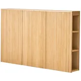 Nordlys Bettkopfteil, Braun, Holz, 159x100x24 cm, Schlafzimmer, Betten