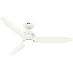 Hunter DC Deckenventilator Calabasas Weiß mit LED 132
