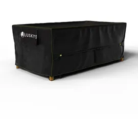 Juskys Gartenmöbel Abdeckung 210 x 110 x 75 cm Schwarz