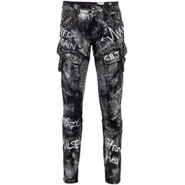 Cipo & Baxx Regular Fit Schwarz 34/32