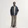 adidas Firebird Adicolor Raw Denim Track Top blau XL