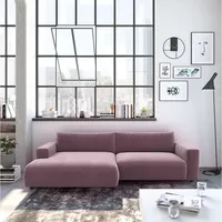 Musterring Ecksofa LUCIA zeitlos, bequem, schöne Detailverarbeitung Breite 296cm, L-Form rosa