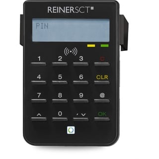 REINER SCT cyberJack RFID Chip-Kartenlesegerät standard | Generator für Online-Banking (HBCI / FinTS / EBICS); Elster; Personalausweis