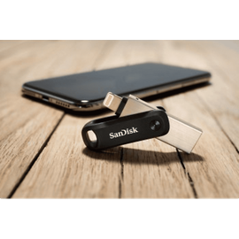 SanDisk iXpand Go 256 GB schwarz/silber USB 3.0