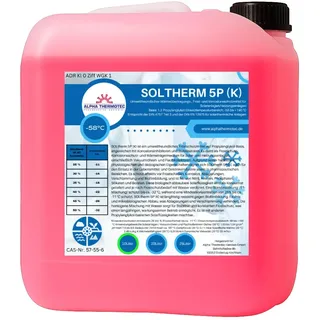 Solarflüssigkeit 10 l rot Konzentrat bis -58° C Frostschutz, Solarfluid, Solarliquid, Wärmeträgermedium