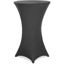 DEUBA Detex® Stehtischhusse Tisch Überzug Bezug Ø Anthrazit