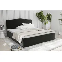 Westfalia Schlafkomfort Polsterbett "Graz", grau (anthrazit), L:210cm, Bezug 100%