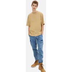 Tom Tailor Shirt Oversized-T-Shirt mit Rundhalsausschnitt aus Baumwolljersey