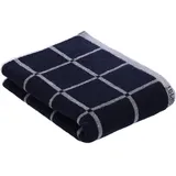 Esprit Duschtuch »Melange Cube«, (1 St.), im Karodesign, blau