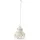 Loberon LED-Laterne Cornell, Traditionelle Handarbeit, Authentisches Antik-Finish, Batteriebetrieben, Außenleuchte, Hängelampe, Eisen, antikweiß