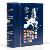 Münzalbum VISTA, Euro-Jahrgang 2023, inkl. Schutzkassette, blau