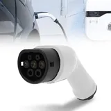 Odipie 32a Ac 250v Ev Ladeadapter Kit Typ2 Stecker Ip54 Schutz Ce Tüv Iec Zertifizierung für Energiefahrzeuge (weiss)
