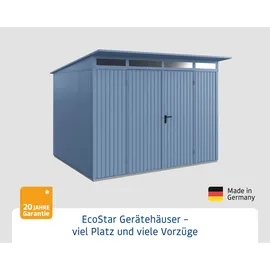 Hörmann Gerätehaus Trend-P 3,03 x 2,38 m Taubenblau