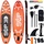 24move 24MOVE® Standup Paddle Board SUP, inkl. umfangreichem Zubehör, Paddel und Hochdruckpumpe, ROT, 366x80x15cm