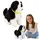 LeanToys Interaktiver Plüschhund 19 cm Beige