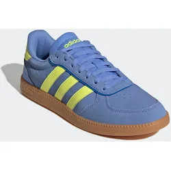 Sneaker ADIDAS SPORTSWEAR "BREAKNET SLEEK", Gr. 36, blufus, hireye, gum10, Leder, Synthetik, sportlich, Schuhe