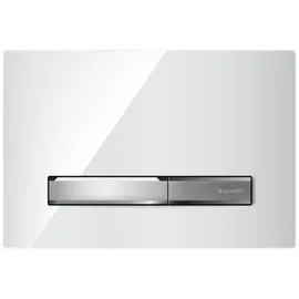 Geberit Sigma50 Betätigungsplatte verchromt/weiß
