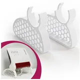 mobilefox Ständer passend für AVM FritzBox 7590 AX Tischständer Router Halter Standfuß Belüftung Fuß Standfüße Aufsteller
