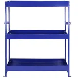 Monster Racking - Auto Transporter Fahrzeugausbau Werkstattwagen Werkzeugregal Regal Blau 116.5cm