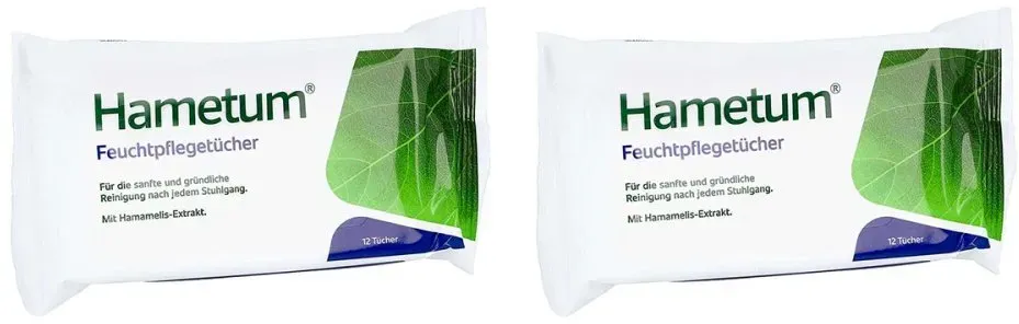 Hametum Feuchtpflegetücher mit Hamamelis