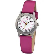 REGENT F 946 Titan Kinderuhr - Rosa/Weiß