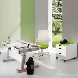 Paidi Schreibtisch Jaro Dekor Weiß