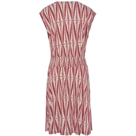 LASCANA Jerseykleid Sommerkleid Rot/Weiß 44