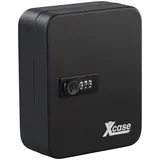 Xcase Schlüsselschrank 20 Schlüssel 20 x 16 x 6 cm Schwarz