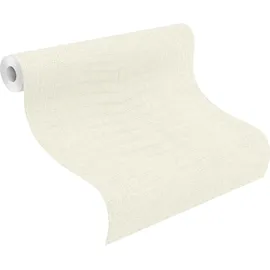 Rasch Textil Rasch Vliestapete 751321 Weiß-Cremeweiß Muster & Motive 10,05 x 0,53 m