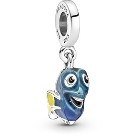 PANDORA Disney x Pixar Dorie Charm-Anhänger aus Sterling-Silber, Kompatibel Moments Armbänder, 792025C01