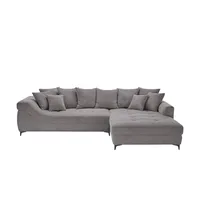 bobb Ecksofa Jonna ¦ grau ¦ Maße (cm): B: 317 H: 93 T: 226