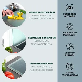 bremermann Herdabdeckplatte 55,7 x 50 x 0,5 cm transparent