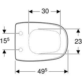 Geberit Citterio WC-Sitz Absenkautomatik Weiß