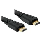 DeLock 82669 High Speed HDMI-Kabel Stecker - Stecker flach 1,0 m
