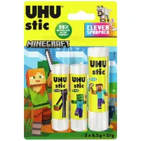 UHU 3 UHU Minecraft Klebestifte 3x 8,2 g