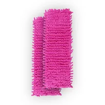 BestLivings Bodenwischer Ersatzbezug Mikrovelour Chenille Beere 2er Pack