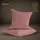 LAVEA Bettwäsche Set Jasmin Rosa 200 x 220 cm + 2 x 80 x 80 cm