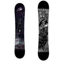 F2 Snowboard Black Deck - Extra Wide Freeride 159w cm Schwarz 2023/24 schwarz 159 CM WEIT