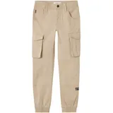 NAME IT Ryan 2222-ba Cargohose Oxford Tan 11 Jahre