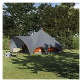 vidaXL Teepee Zelt für 5 Personen Grau/Orange