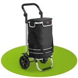 Juskys 3in1 Einkaufstrolley - 56 L Kapazität - Schwarz