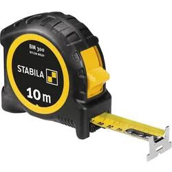 Taschenbandmaß Stabila BM 300, 10 m, metrische Skala