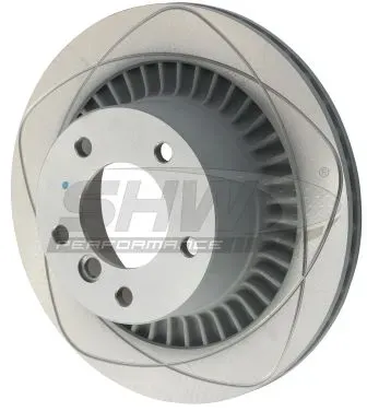 SHW PERFORMANCE Bremsscheibe trx30014 Hinterachse Geschlitzt 330mm 22mm für Mercedes