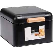 Excellent Houseware Brotkasten quadratisch schwarz