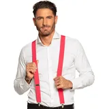Boland Kostüm Hosenträger Michel Neon Pink