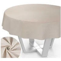 ANRO Stoff Tischdecke Textil Tischwäsche Tischtuch Baumwolle Polyester abwaschbar
