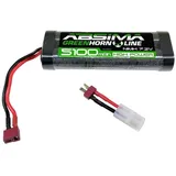 Absima 4100013 NiMH Akku Batterie, Grün