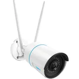 Reolink 5mp Wlan Überwachungskamera Outdoor, 2,4ghz/5ghz Wlan Cctv Ip Kamera Aussen Mit Personen-/fahrzeugerkennung, Ip66 Wetterfest, Nachtsicht, Bewegungsmelder, Sd-kartenslot, Zeitraffer, Rlc-510wa