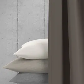 Neutex for you! Verdunkelungsvorhang NEUTEX FOR YOU "INSULA", braun, B:140cm H:255cm, Polyester, Gardinen, Uni-Dimout für starke Verdunklung, nach Maß